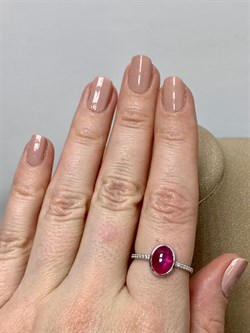 *Кольцо р.18,5 Звездчатый Корунд Рубин синт арт. 1340940368л-3-983 Вес 1,93 г - фото 294849 *Кольцо р.18,5 Звездчатый Корунд Рубин синт арт. 1340940368л-3-983 Вес 1,93 г - фото 294849