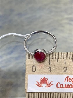 *Кольцо р.18,5 Звездчатый Корунд Рубин синт арт. 1340940368л-3-983 Вес 1,93 г - фото 294854 *Кольцо р.18,5 Звездчатый Корунд Рубин синт арт. 1340940368л-3-983 Вес 1,93 г - фото 294854