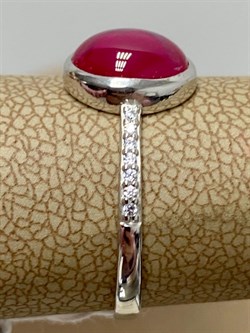 *Кольцо р.18,5 Звездчатый Корунд Рубин синт арт. 1340940368л-3-983 Вес 1,93 г - фото 294856 *Кольцо р.18,5 Звездчатый Корунд Рубин синт арт. 1340940368л-3-983 Вес 1,93 г - фото 294856