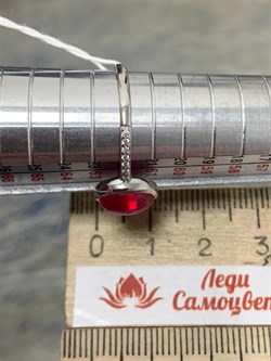 *Кольцо р.20 Звездчатый Корунд Рубин синт арт. 1340940368л-3-991 Вес 2,01 г - фото 294862