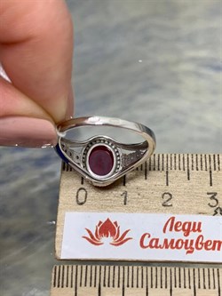 *Кольцо р.19 Звездчатый Корунд Рубин синт арт. 1340940182л-3-514 Вес 3,03 г - фото 294957 *Кольцо р.19 Звездчатый Корунд Рубин синт арт. 1340940182л-3-514 Вес 3,03 г - фото 294957