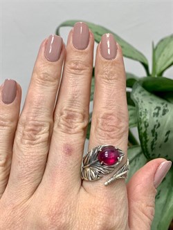 *Кольцо р.18,5 Звездчатый Корунд Рубин синт арт. 1310941601-3-981 Вес 8,73 г - фото 294961 *Кольцо р.18,5 Звездчатый Корунд Рубин синт арт. 1310941601-3-981 Вес 8,73 г - фото 294961