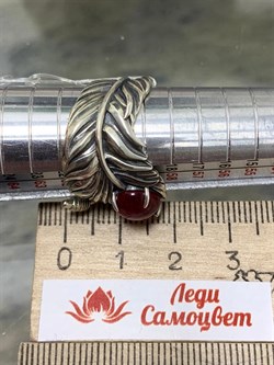 *Кольцо р.18,5 Звездчатый Корунд Рубин синт арт. 1310941601-3-981 Вес 8,73 г - фото 294963 *Кольцо р.18,5 Звездчатый Корунд Рубин синт арт. 1310941601-3-981 Вес 8,73 г - фото 294963