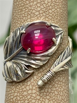 *Кольцо р.18,5 Звездчатый Корунд Рубин синт арт. 1310941601-3-981 Вес 8,73 г - фото 294967 *Кольцо р.18,5 Звездчатый Корунд Рубин синт арт. 1310941601-3-981 Вес 8,73 г - фото 294967