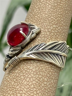 *Кольцо р.18,5 Звездчатый Корунд Рубин синт арт. 1310941601-3-981 Вес 8,73 г - фото 294968 *Кольцо р.18,5 Звездчатый Корунд Рубин синт арт. 1310941601-3-981 Вес 8,73 г - фото 294968