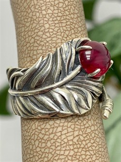 *Кольцо р.18,5 Звездчатый Корунд Рубин синт арт. 1310941601-3-981 Вес 8,73 г - фото 294969 *Кольцо р.18,5 Звездчатый Корунд Рубин синт арт. 1310941601-3-981 Вес 8,73 г - фото 294969