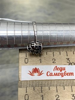 *Кольцо р.18 Сапфир арт. 3987003007-8-876 Вес 1,70 г - фото 295072