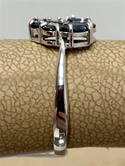 *Кольцо р.18 Сапфир арт. 3987003007-8-876 Вес 1,70 г - фото 295076