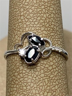 *Кольцо р.17 Сапфир арт. 3987002995-8-319 Вес 1,29 г - фото 295093