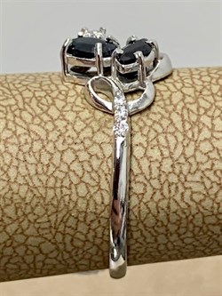 *Кольцо р.17 Сапфир арт. 3987002995-8-319 Вес 1,29 г - фото 295100