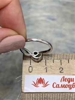 *Кольцо р.16,5 Сапфир арт. 3987003269-8-702 Вес 1,51 г - фото 295145