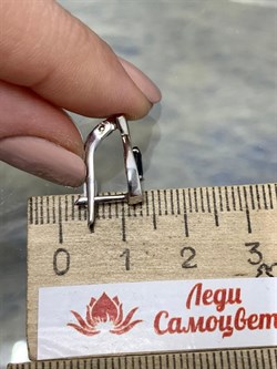 *Серьги Сапфир арт. 3037012983-363 Вес 2,40 г - фото 295180