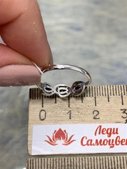 *Кольцо р.17 Сапфир арт. 3037002983-783 Вес 1,38 г - фото 295192