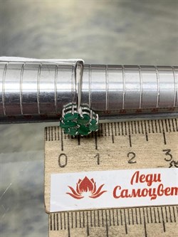 *Кольцо р.17 Изумруд арт. 3987003007-6-826 Вес 1,75 г - фото 295305 *Кольцо р.17 Изумруд арт. 3987003007-6-826 Вес 1,75 г - фото 295305