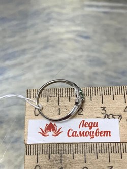 *Кольцо р.16,5 Изумруд арт. 3987002455-6-682 Вес 1,52 г - фото 295319 *Кольцо р.16,5 Изумруд арт. 3987002455-6-682 Вес 1,52 г - фото 295319