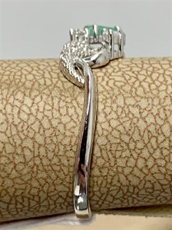 *Кольцо р.16,75 Изумруд арт. 3987002998-7-772 Вес 1,34 г - фото 295355