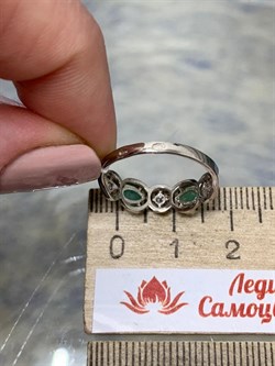 *Кольцо р.17 Изумруд арт. 3987003010-6-001 Вес 1,29 г - фото 295436 *Кольцо р.17 Изумруд арт. 3987003010-6-001 Вес 1,29 г - фото 295436