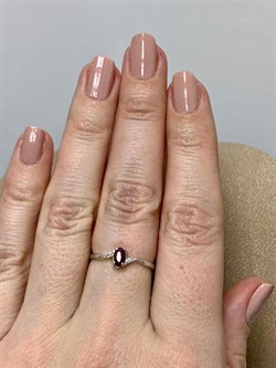 *Кольцо р.17,5 Рубин арт. 3987002994-10-345 Вес 1,02 г - фото 295546