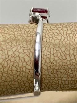 *Кольцо р.17,5 Рубин арт. 3987002994-10-345 Вес 1,02 г - фото 295552