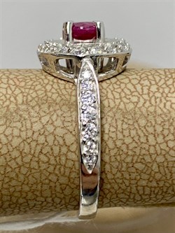 *Кольцо р.17,5 Рубин арт. 1R2G6261-384 Вес 3,45 г - фото 295593