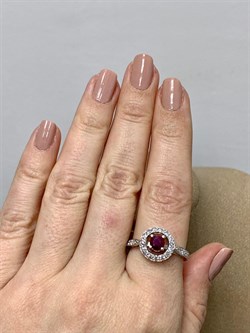 *Кольцо р.19,5 Рубин арт. 1R2G6261-877 Вес 3,41 г - фото 295616