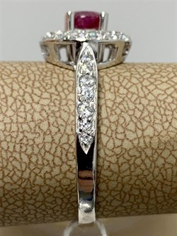 *Кольцо р.19,5 Рубин арт. 1R2G6261-877 Вес 3,41 г - фото 295622