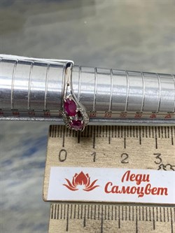 *Кольцо р.17,5 Рубин арт. 3987002457-10-016 Вес 1,86 г - фото 295658