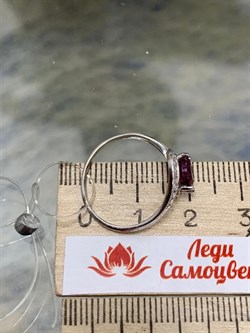 *Кольцо р.17 Рубин арт. 3987004406-10-421 Вес 1,5 г - фото 295697