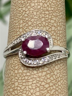 *Кольцо р.17 Рубин арт. 3987004406-10-421 Вес 1,5 г - фото 295704
