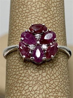 *Кольцо р.18 Рубин арт. 3987003007-10-335 Вес 1,93 г - фото 295726