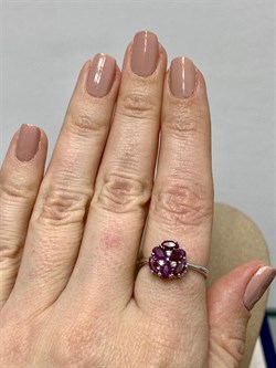 *Кольцо р.18 Рубин арт. 3987003007-10-335 Вес 1,93 г - фото 295727