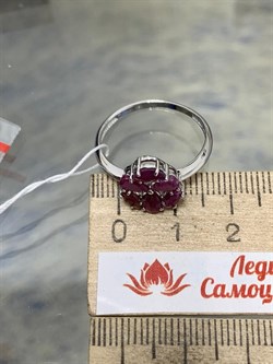 *Кольцо р.18 Рубин арт. 3987003007-10-335 Вес 1,93 г - фото 295731