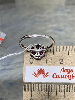 *Кольцо р.19 Рубин арт. 3987003007-10-946 Вес 2,14 г - фото 295753