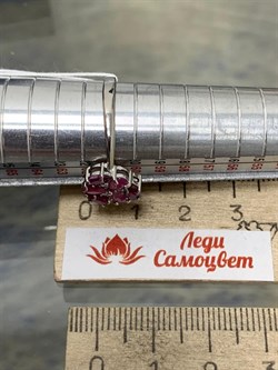 *Кольцо р.19,5 Рубин арт. 3987003007-10-914 Вес 1,95 г - фото 295759