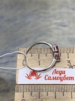 *Кольцо р.19,5 Рубин арт. 3987003007-10-914 Вес 1,95 г - фото 295760