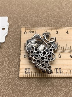 *Подвеска Виноградная Гроздь Микс Марказит Гранат Пироп арт. HP616-259 вес 12,05 г - фото 295846 *Подвеска Виноградная Гроздь Микс Марказит Гранат Пироп арт. HP616-259 вес 12,05 г - фото 295846