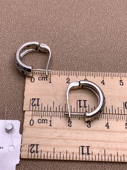 *Серьги Микс Марказит Гранат Пироп арт. HE1291-395 вес 10,64 г - фото 295874 *Серьги Микс Марказит Гранат Пироп арт. HE1291-395 вес 10,64 г - фото 295874