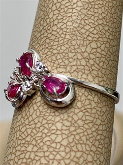 *Кольцо р.18,5 Рубин арт. 3987002684-10-748 Вес 1,43 г - фото 295935