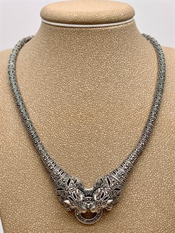 *Колье р.55 Кошки Микс Марказит арт. NE531-069 вес 38.57 г - фото 296020 *Колье р.55 Кошки Микс Марказит арт. NE531-069 вес 38.57 г - фото 296020