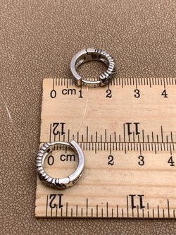 *Серьги Конго Марказит арт. HE1496-648 Вес 5,58 г - фото 296046 *Серьги Конго Марказит арт. HE1496-648 Вес 5,58 г - фото 296046