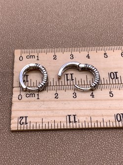 *Серьги Конго Марказит арт. HE1496-648 Вес 5,58 г - фото 296047 *Серьги Конго Марказит арт. HE1496-648 Вес 5,58 г - фото 296047