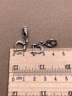 *Серьги Микс Марказит Розовый Перламутр арт. HE1381-819 вес 5,59 г - фото 296056 *Серьги Микс Марказит Розовый Перламутр арт. HE1381-819 вес 5,59 г - фото 296056