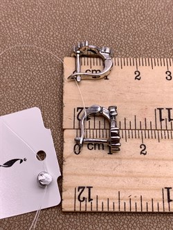 *Серьги Марказит арт. HE0447-249 Вес 3,44 г - фото 296191 *Серьги Марказит арт. HE0447-249 Вес 3,44 г - фото 296191