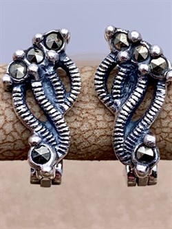 *Серьги Марказит арт. HE0447-249 Вес 3,44 г - фото 296196 *Серьги Марказит арт. HE0447-249 Вес 3,44 г - фото 296196