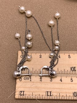 *Серьги Микс Марказит Жемчуг арт. HE1533-116 вес 9,68 г - фото 296201 *Серьги Микс Марказит Жемчуг арт. HE1533-116 вес 9,68 г - фото 296201