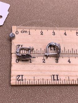 *Серьги Марказит арт. HE1621-822 вес 2,84 г - фото 296218