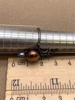 *Кольцо р.17 Шоколадный Жемчуг д.10*10,5мм арт. 1.0999.0.b-241 Вес 3,19 г - фото 296509 *Кольцо р.17 Шоколадный Жемчуг д.10*10,5мм арт. 1.0999.0.b-241 Вес 3,19 г - фото 296509