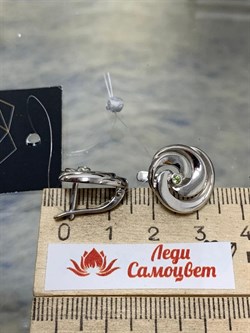*Серьги Elements Хризолит арт. 37-СЛ037-31-209-4000 Вес 5,64 г - фото 296715 *Серьги Elements Хризолит арт. 37-СЛ037-31-209-4000 Вес 5,64 г - фото 296715