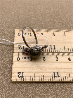 *Кольцо р.16,5 Черный Жемчуг д.10*10,5мм арт. 1.0993.0.b-202 Вес 3,22 г - фото 296834 *Кольцо р.16,5 Черный Жемчуг д.10*10,5мм арт. 1.0993.0.b-202 Вес 3,22 г - фото 296834