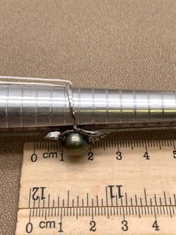 *Кольцо р.16,5 Черный Жемчуг д.10*10,5мм арт. 1.0993.0.b-202 Вес 3,22 г - фото 296840 *Кольцо р.16,5 Черный Жемчуг д.10*10,5мм арт. 1.0993.0.b-202 Вес 3,22 г - фото 296840